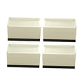 thumbnail image 1 of Elevadores de muebles de cama cuadra duraderos de 4 piezas, soporte resistente para accesorios Beige grande Sunnimix Extensores de patas de cama, 1 of 8