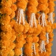 thumbnail image 2 of 5 Pcs of Artificial Flower Strings Indian Flower Garland String Artificial Blossom Indian Wedding Diwali Birthday Christmas Decoration Garlands, 2 of 6