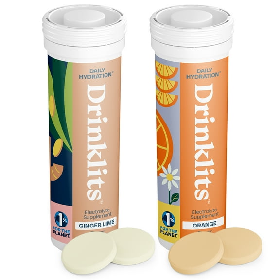 Drinklits - (1) Lime Ginger   (1) Orange