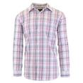 thumbnail image 3 of Men's Long Sleeve Printed Dress Shirt With Chest Pocket, 3 of 10
