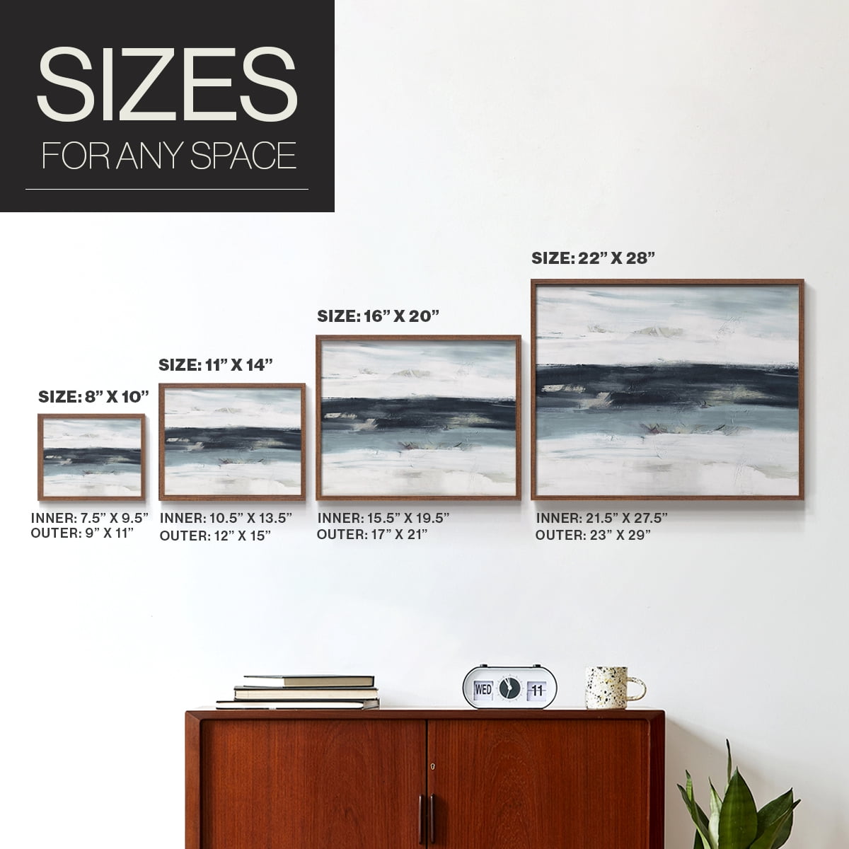 Above Us by Judith Shapiro - Restickable Framed Giclée Print