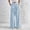 Blue, variant on Women's Pants Wide Straight Leg Baggy Blue Pants Womens Pants Casual Comfortable Pants Women's Clothing
