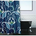 thumbnail image 3 of Simply Daisy 71" x 74" West Indies Floral Print Shower Curtain, 3 of 3