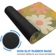thumbnail image 6 of Green Groovy Flowers Gaming Mouse Pad - Large 31.5x11.8 inch with Non-Slip Rubber Base - Enhances Gaming & Adds Charm to Any Office Desk, 6 of 7
