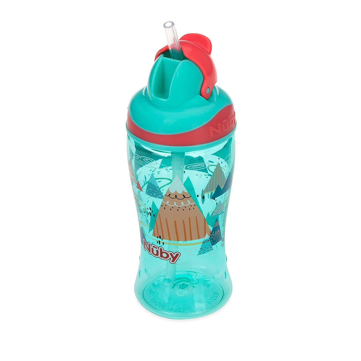 DDI 2367753 12 oz Nuby No-Spill Boost Cups with Flip-it Straw for 18 Plus Months - 2 per Pack - Case of 24