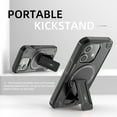 thumbnail image 4 of For iPhone 11 Case, iPhone 11 Phone Case [Compatible with Magsafe] [Built-in Invisible Stand] [Heavy Duty Drop Protection] Shockproof Rugged Protective Magnetic Cover Accessories,Black, 4 of 7