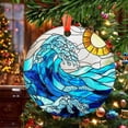 thumbnail image 2 of Beach9 Christmas Ornament, Ceramic/Acrylic Ornament, Special Keepsake for Mother, Valentine Ornament Gift, Seasonal Festival Keepsake, Heirloom 2025, 2 of 5