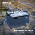 thumbnail image 4 of Collapsible Floating Fishing Basket Crayfish Catcher Fishing Bait Storage Cage, 4 of 10