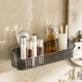 thumbnail image 2 of Medium Size Suction Cup Bathroom Shelf, No-Drill Wall Mounted Storage Rack for Shampoo and Conditioner, Strong Adhesive Shower Organizer ( Gray ), 2 of 6