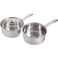 thumbnail image 2 of ExcelSteel 3 Piece Boiler, 2.5 quart, Stainless Steel with Tempered Glass Lid, 2 of 5