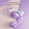thumbnail image 3 of New Wireless Bluetooth Headsets Light Up Cat Ears Cute High Sound Quality Sports Gaming Headphones Up to 65% off!, 3 of 5