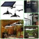 thumbnail image 4 of lampara solar Irfora LED de energía solar Luz de techo regulable 2 cabezales de iluminación Luces de cobertizo Candelabro de patio Luz solar dividida Lámpara colgante Control remoto y de iluminación c Irfora lampara solar, 4 of 7