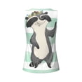 thumbnail image 5 of Picia Cute Raccoon Pattern Women's Workout Tank Top,Breathable Activewear,Slim Fit Athletic Top,Versatile Workout Moisture-wicking top-Large, 5 of 9