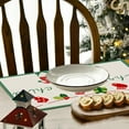 thumbnail image 3 of Dmlowu Christmas Place Mats - Heat Proof Christmas Placemats for Dining Table, Non-Slip Table Mats for Party Holiday Decor, 12x18" Christmas Decorations Winter Placemats, 3 of 6