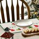 thumbnail image 4 of Adornos navideños, adornos navideños, regalos navideños, manteles individuales de lino navideños, borde para decoración de fiestas navideñas, tapete aislante térmico, almohadilla térmica con estampado, 4 of 6