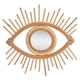 thumbnail image 1 of Espejo colgante de pared Sincero de Ratán en forma de ojo, 1 of 10