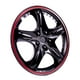 thumbnail image 1 of Tapones Universales Estrella Para Rin 14 Deportivo Rojo negro, 1 of 8