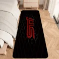 thumbnail image 2 of Alfombrilla de franela con estampado gráfico de coche de carreras Sti para baño, cocina, entrada, decoración del hogar, 2 of 5