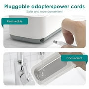 KECOOLKE Ultrasonic Jewelry Cleaner, 400ml Sonic Cleaner with Digital Timer for Eyeglasses, Rings, Coins,Silver,Denture Ultrasonic Cleaner Solution for Gifts