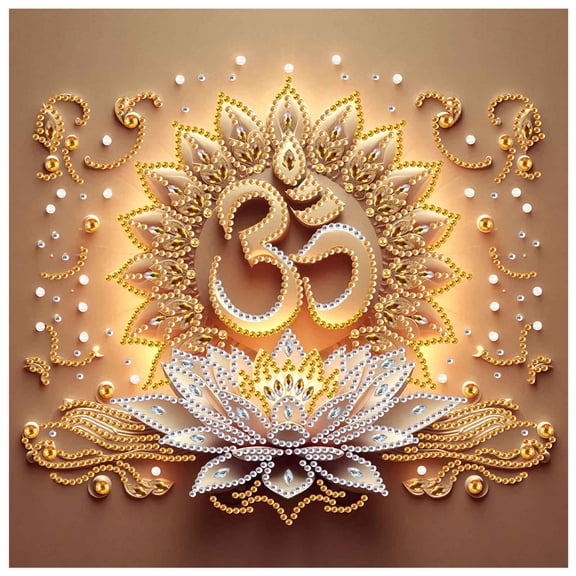 5D DIY Diamond Painting Kit Beautiful Lotus Creative Diamond Artwork Perfect for Home and Office Decor Ideal Gift for Holidays