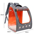 thumbnail image 4 of Pet Carrier Breathable Foldable Portable Visible Pet Backpack Cat Carrier Bag, 4 of 4