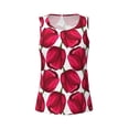 thumbnail image 4 of Gaeub Tulips Flowers Women's Workout Tank Tops Lightweight Sleeveless Shirts for Women for Athletic Running Tennis Yoga - XX-Large, 4 of 9