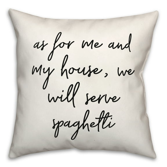 Creative Products Spaghetti 18x18 Spun Poly Pillow