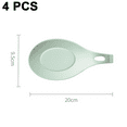 thumbnail image 2 of Soporte de cuchara para encimera de cocina, paquete de 4 soportes de cuchara de silicona sin BPA y de calidad alimentaria, 2 of 5