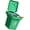 green, variant on Wall-Mounted Ashtray with Stainless Steel Insert – Decorative Mini Trash Can, Space-Saving Indoor Accessory for Small Spaces