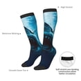thumbnail image 4 of Fotbe Open-Mouthed Shark Calcetas Divertidas Estampadas para Hombre y Mujer, Calcetas de Algodón hasta la Rodilla para Caminar, Correr, Enfermería y Embarazo, 4 of 6