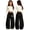 Black&&100, variant on CONROSES Girl'S Baggy Sweatpants Wide Leg Sweat Pants for Girls Trendy Letter Graphic Y2K Elastic Waist Drawstring Athletic Jogger Pants With Pockets