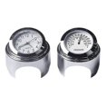 thumbnail image 1 of Universal 25mm Waterproof motorcycle Bike Handlebar Mount Clock Thermometer, 1 of 5