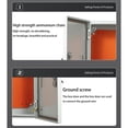 thumbnail image 3 of Outdoor Stainless Steel Electrical Enclosure Box Electrical Project Box Weatherproof Photovoltaic Distribution Box Control Box Wall-Mounted Universal Electrical Project Box, 3 of 6