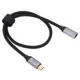 thumbnail image 3 of 100W PD 5A Type C Rallonge, Flexible Résistante à l'Usure 4K 60hz Type C Mâle à Femelle Câble d'Extension pour Tablette pour Ordinateur Portable 25cm,50cm,1m, 3 of 8