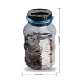 thumbnail image 4 of Mefallenssiah Clear Digital Piggy Bank Coin Savings Counter Lcd Counting Money Jar Change Gift, 4 of 6