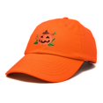 thumbnail image 4 of DALIX Jack-O-Lantern Halloween Pumpkin Hat Mens Womens Baseball Cap in Orange, 4 of 7