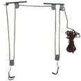 thumbnail image 1 of 1Set Heavy Duty Bike Ceiling Mount Rack Wall Mount Bicycle Hook Steel Abs Black For Indoor Storage 11.8x3.4in, 1 of 9