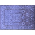 thumbnail image 1 of Ahgly Company Indoor Rectangle Oriental Blue Traditional Area Rugs, 4' x 6', 1 of 4