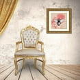 thumbnail image 3 of Medley, Elizabeth 20x20 Gold Ornate Wood Framed with Double Matting Museum Art Print Titled - Bee on Pink Flower Square, 3 of 4