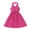 Rose Red, variant on BULLPIANO Girls Halter Neck Dress Summer Sleeveless Tie Waist Casual Sundress 6-14 Years Old