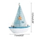 thumbnail image 3 of Modelo de velero, pequeño adorno náutico decorativo de madera | Precioso y exquisito barco en miniatura hecho a mano | Regalo de cumpleaños para niños, adultos, niños y niñas | No necesita pegamento, 3 of 3