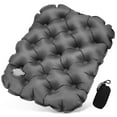 thumbnail image 5 of Masteelf  Inflatable Cushion Outdoor Travel Seat Portable Airplane Blow up for Dark Grey, 5 of 8