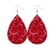 thumbnail image 1 of Pendientes de Cuero Minnieouse con purpurina gota de agua para mujer, 1 of 6