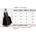 thumbnail image 5 of Vestido de corte vintage europeo para mujer, disfraz de bruja, vestido de actuación en escenario, 5 of 5