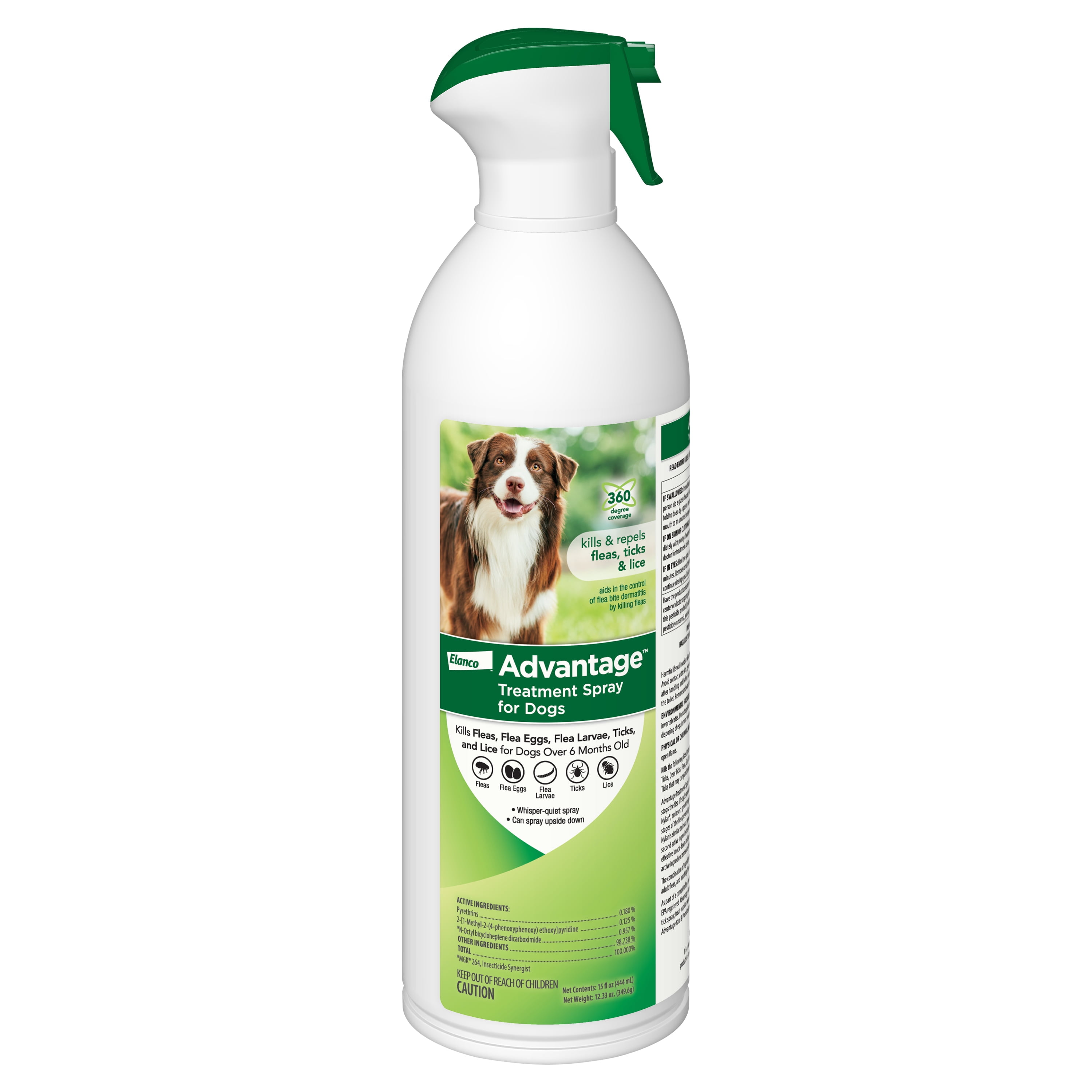 Bayer Advantage Flea & Tick Treatment Spray for Dogs, 8 oz