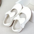 thumbnail image 4 of Quealent Little Toddler Girls Dress Shoes Ballerina Ballet Flats Kids Mary Janes White for Size 12, 4 of 6
