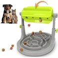thumbnail image 1 of Juguete Interactivo Para Perros Y Gatos - Con Tazón Antideslizante - 2 En 1 - Juguete Inteligente Para Perros Pequeños Y Grandes,11 Feliz Sencillez, 1 of 5