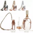 thumbnail image 4 of Maytalsory Reusable Clear Bag For Women With Comfortable Straps Clear Bags For Stadium Events Clear Stadium Bag white, 4 of 6