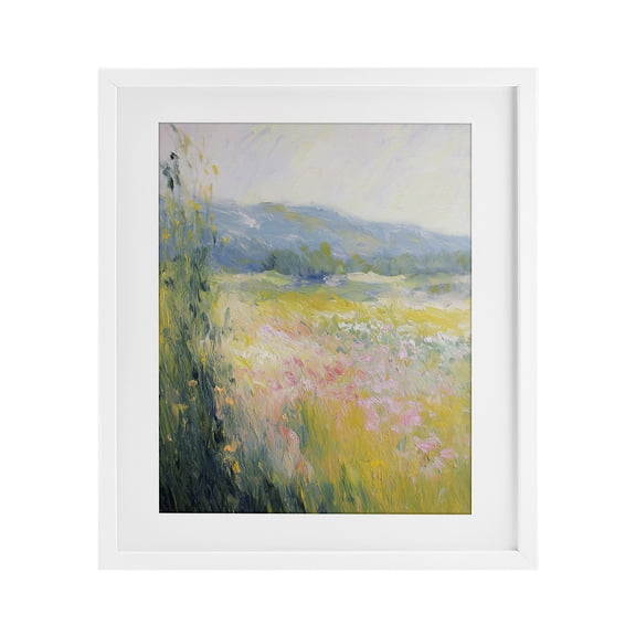 Stupell Industries Traditional Breeze Through The Blooms White Framed Print Under Glass, 17 x 21, by Svetlana Aleynikova