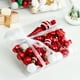 thumbnail image 2 of Kearding Paquete de 34 bolas de Navidad colgantes decorativos vacaciones Navidad colgante pared interior fotografía Fondo decoración Kits de decoración para fiestas Oro blanco, 2 of 6